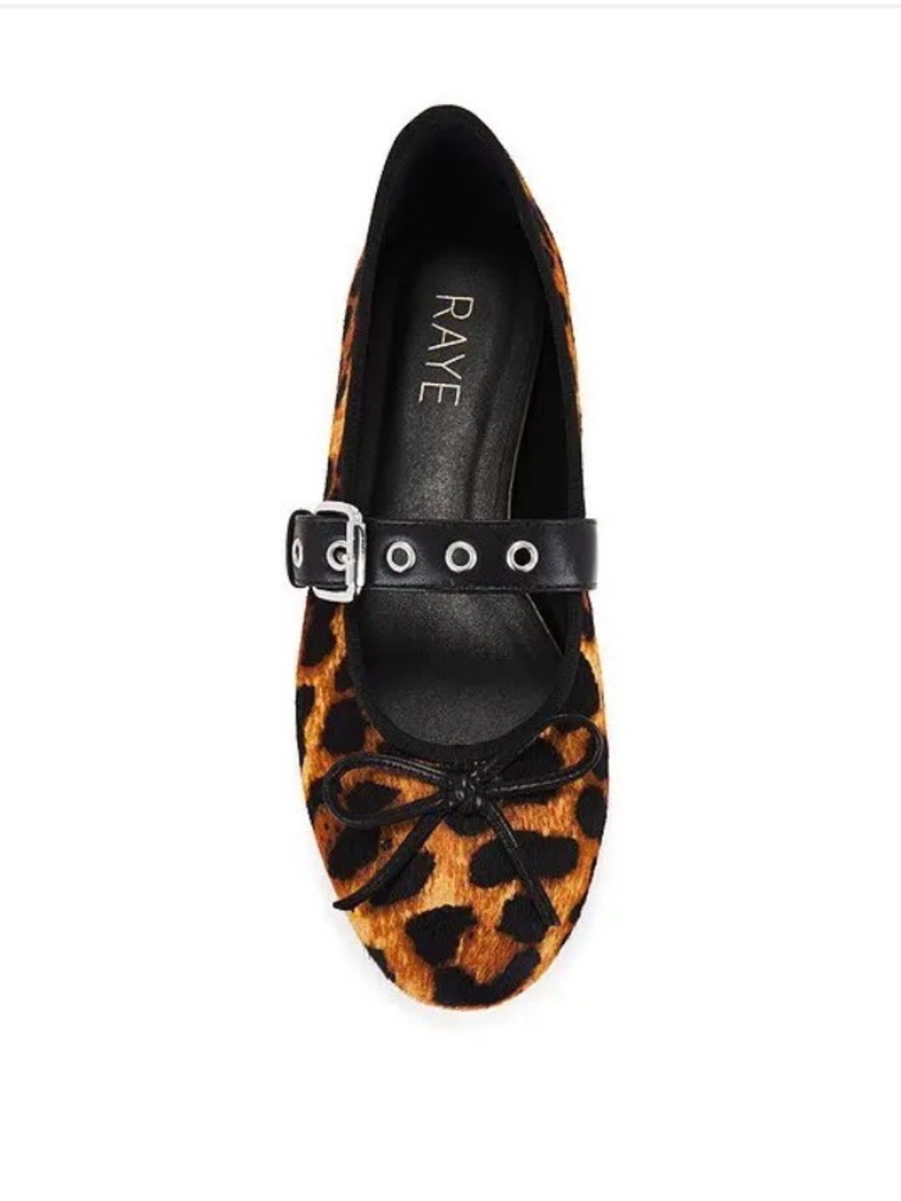 RAYE, Size 7, Leopard, Dyed pony hair ballet flat